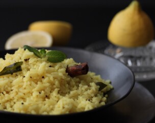 Foto von Zitronen-Gewürzreis