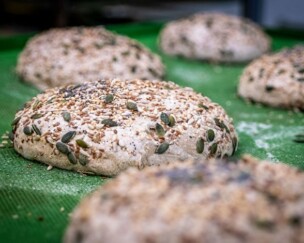 Sizilianisches Timilia Sauerteig-Brot Foto von Sizilianisches Timilia Sauerteig-Brot