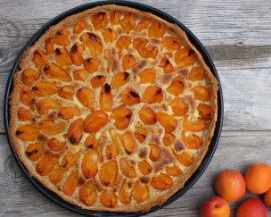 Aprikosenwähe Foto von Aprikosenwähe