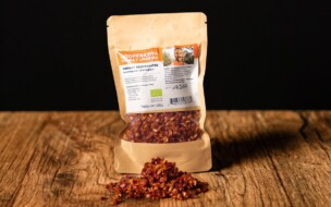 Getrocknete Granatapfelkerne