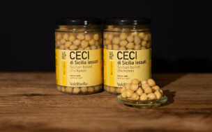 Gedämpfte "Sultano" Kichererbsen im Glas